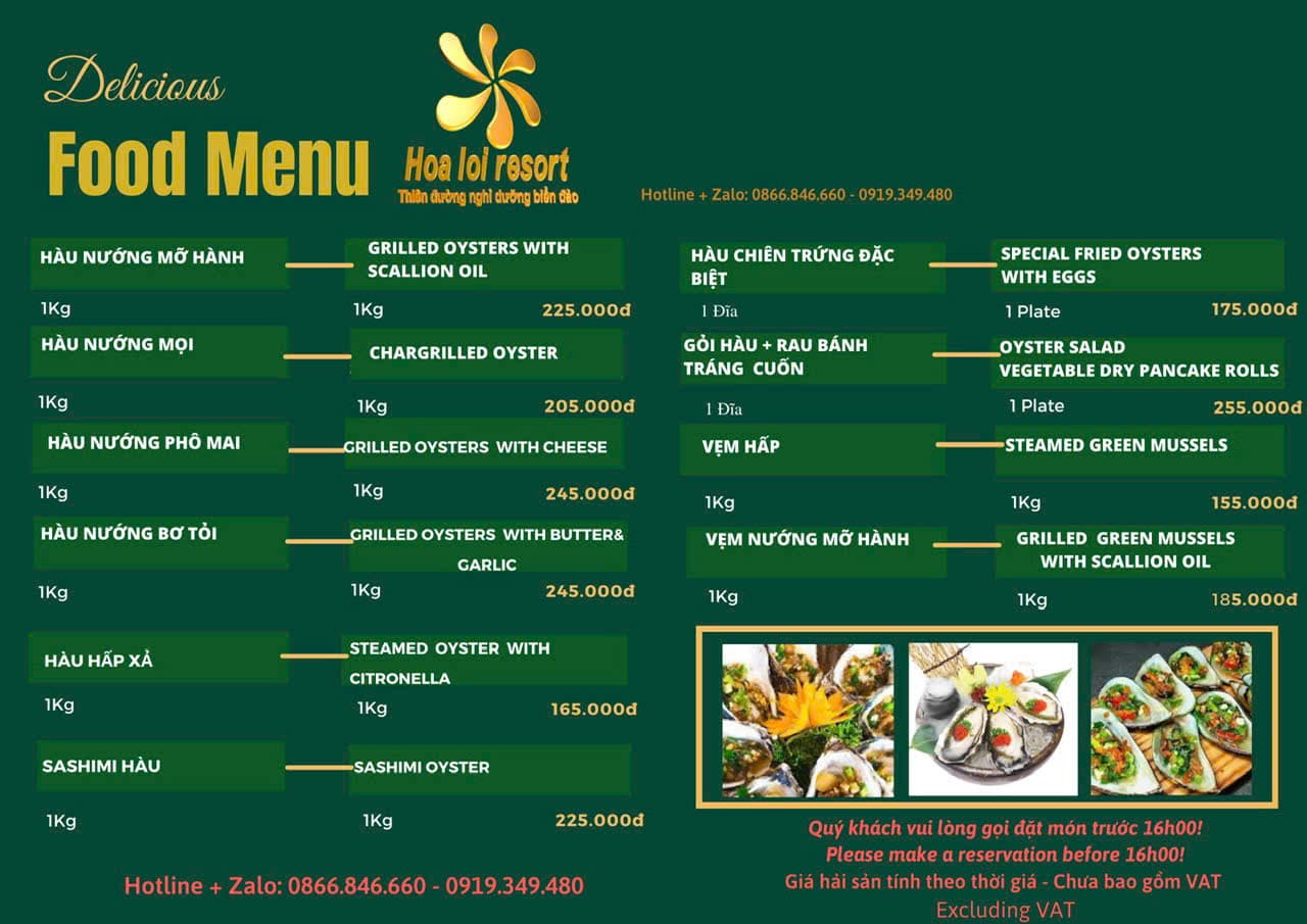 Menu page 7