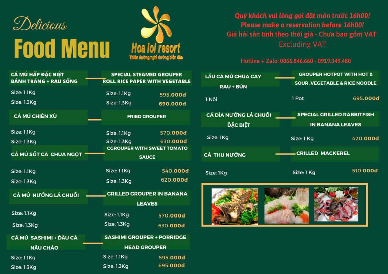 Menu page 15